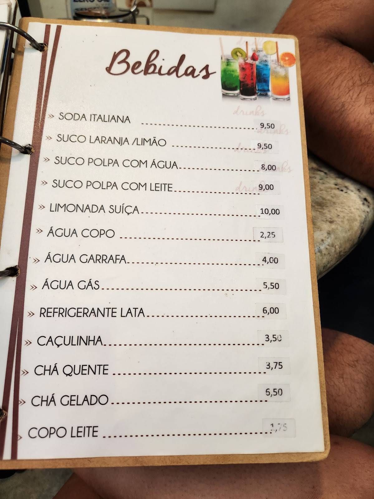 Leiteria e Café Sete Quedas cardápio