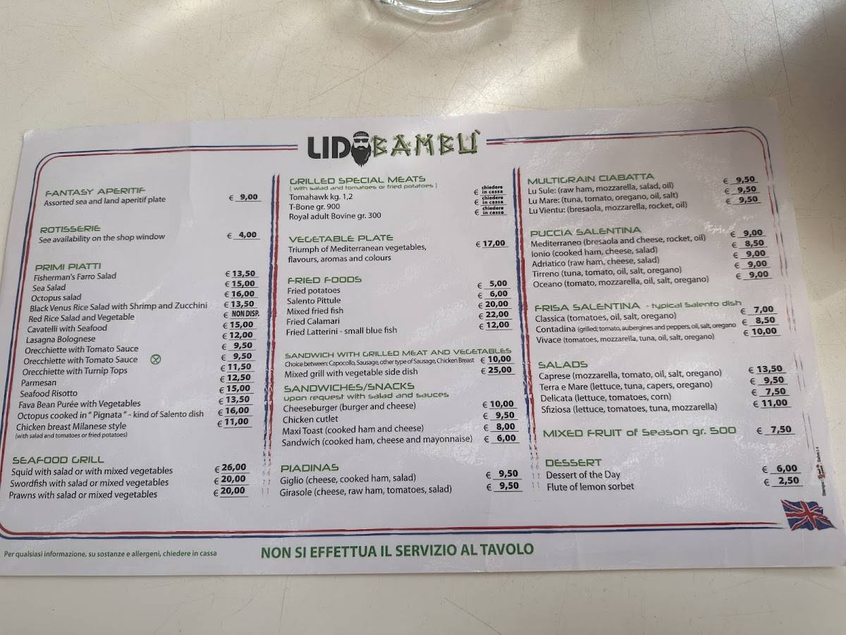 Menu di lidobambupescoluse 