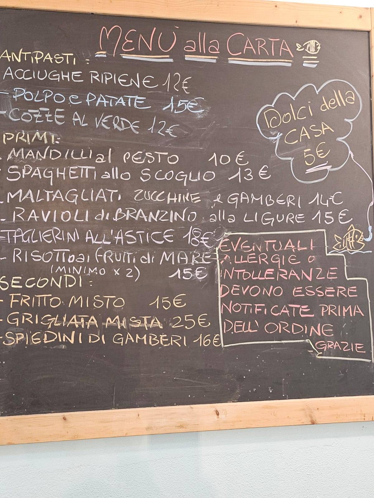 Menu di Lillo 