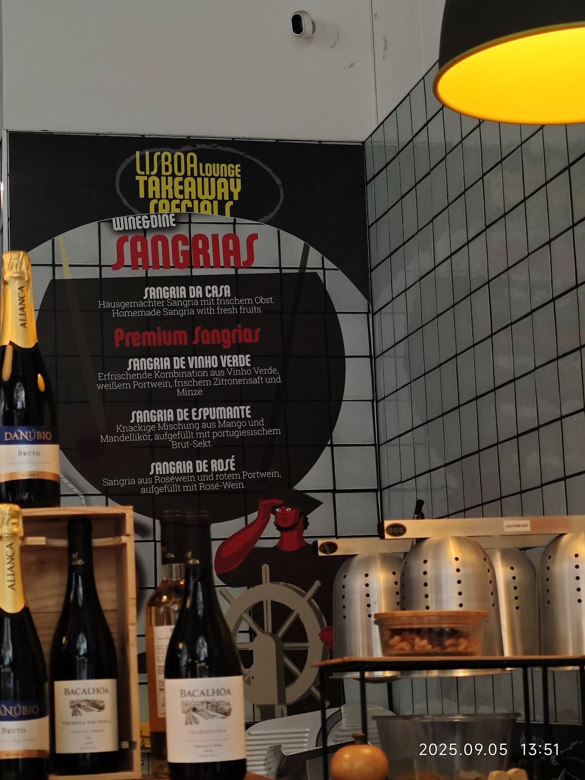 Menu de Lisboa Lounge Dine & Wine
