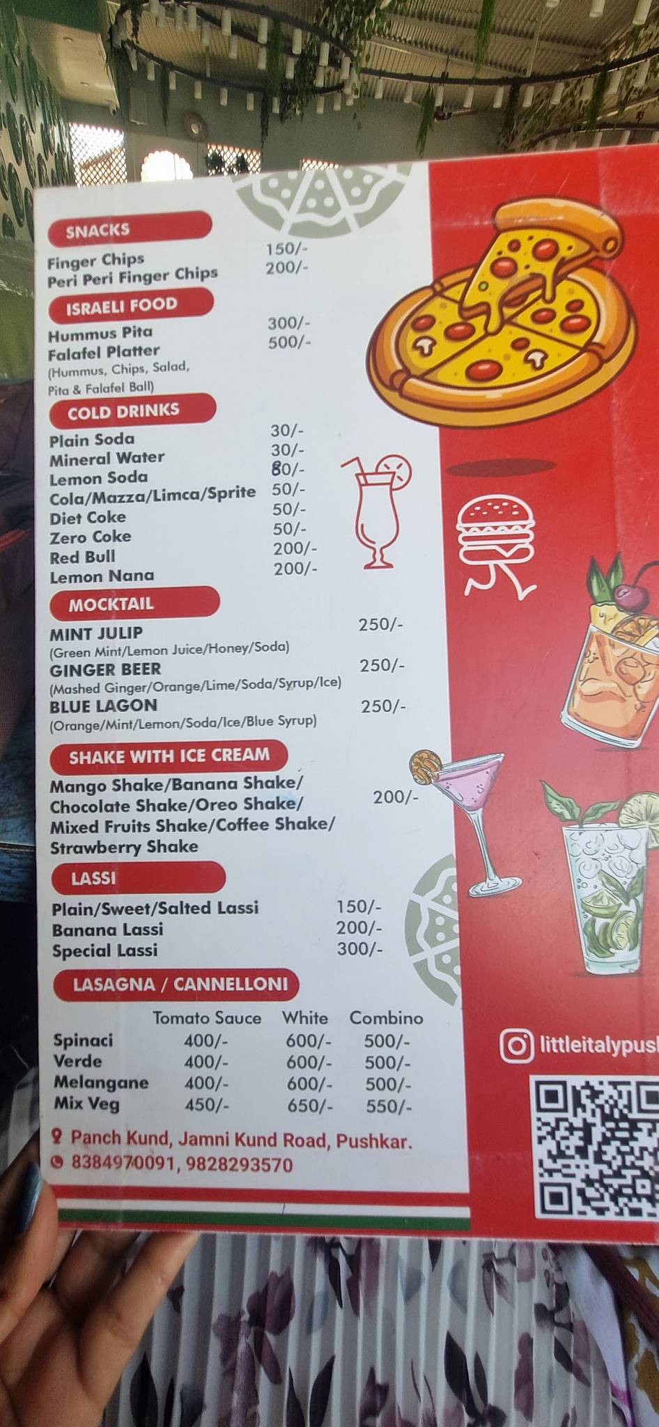 Little Italy Pizzeria menu