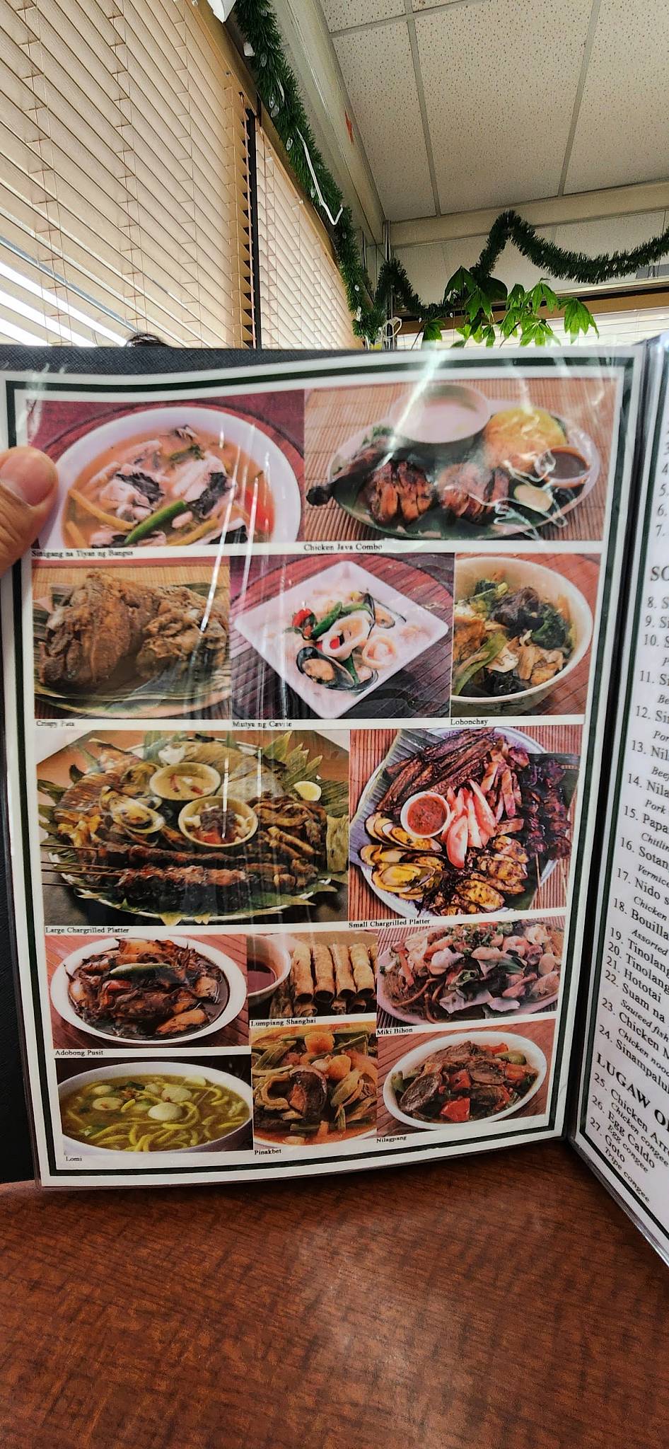 Menu at Little Ongpin Restaurant, Richmond