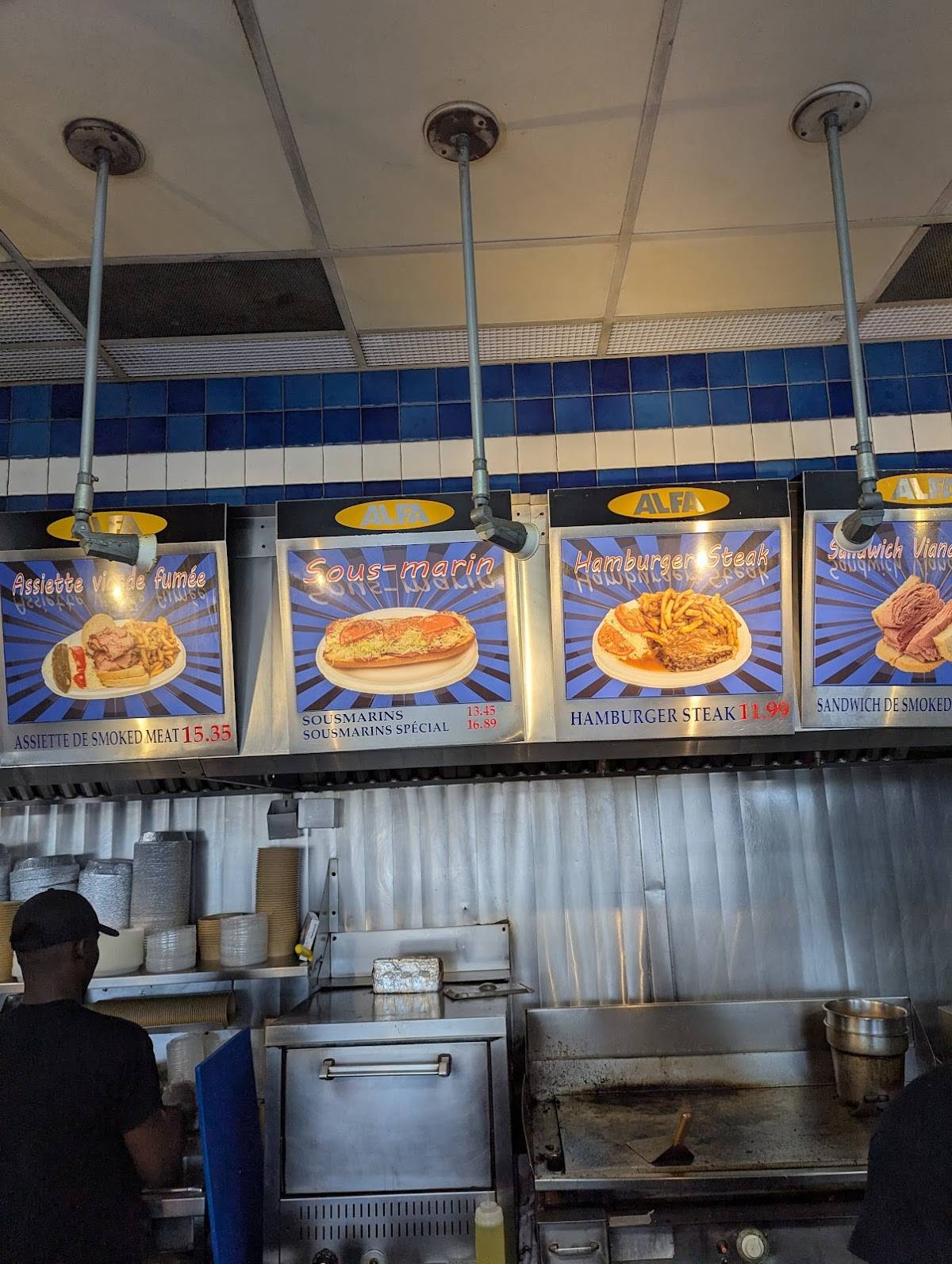 Menu de ALFA Hot-Dog