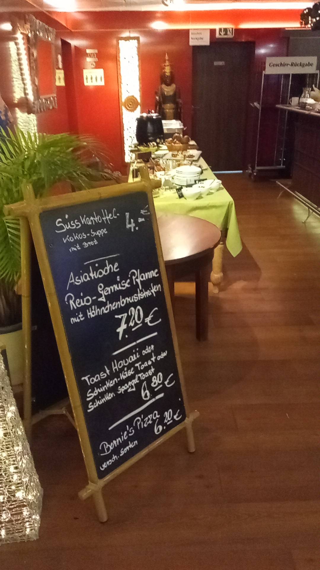 Speisekarte von Leyk´s LotosGarten cafe, Rothenburg ob der Tauber