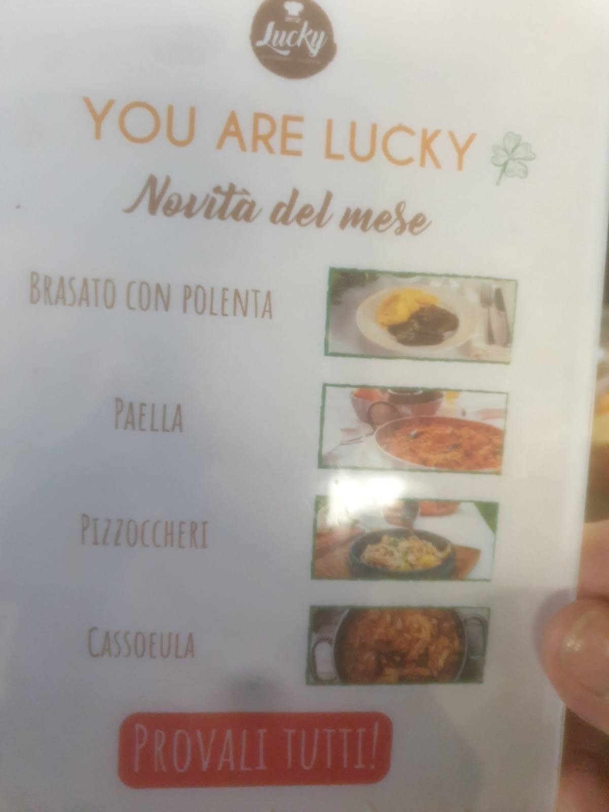 Menu di Lucky 