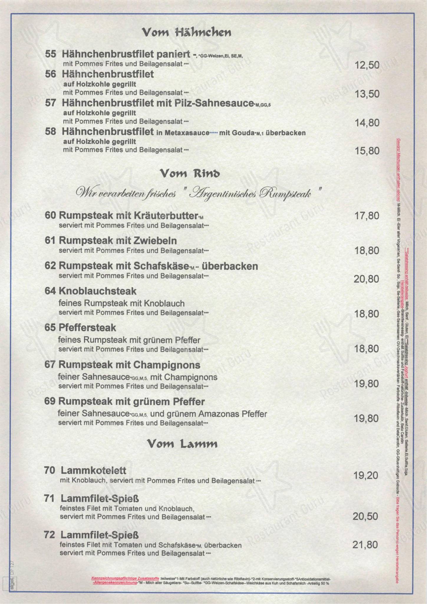 Gasthaus Neue Gartenlaube - Ludwigshafen Am Rhein Speisekarte von Gasthaus Neue Gartenlaube - Ludwigshafen am Rhein