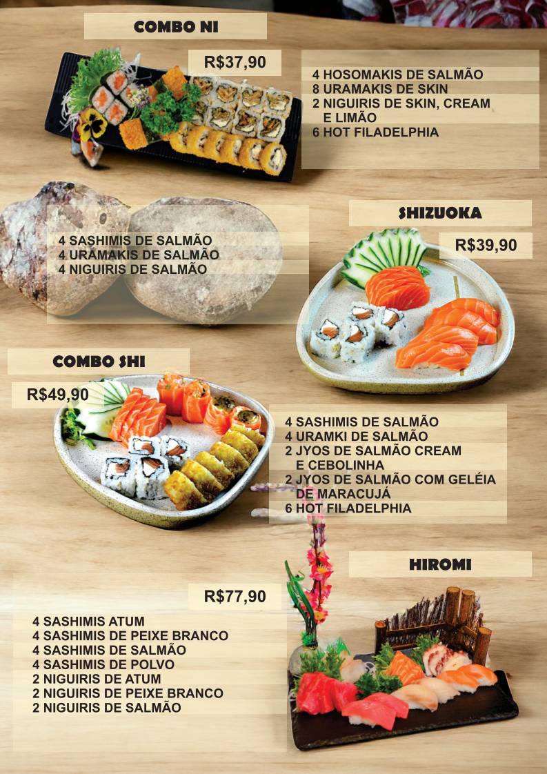 Made In Japan Espaço Gastronômico cardápio