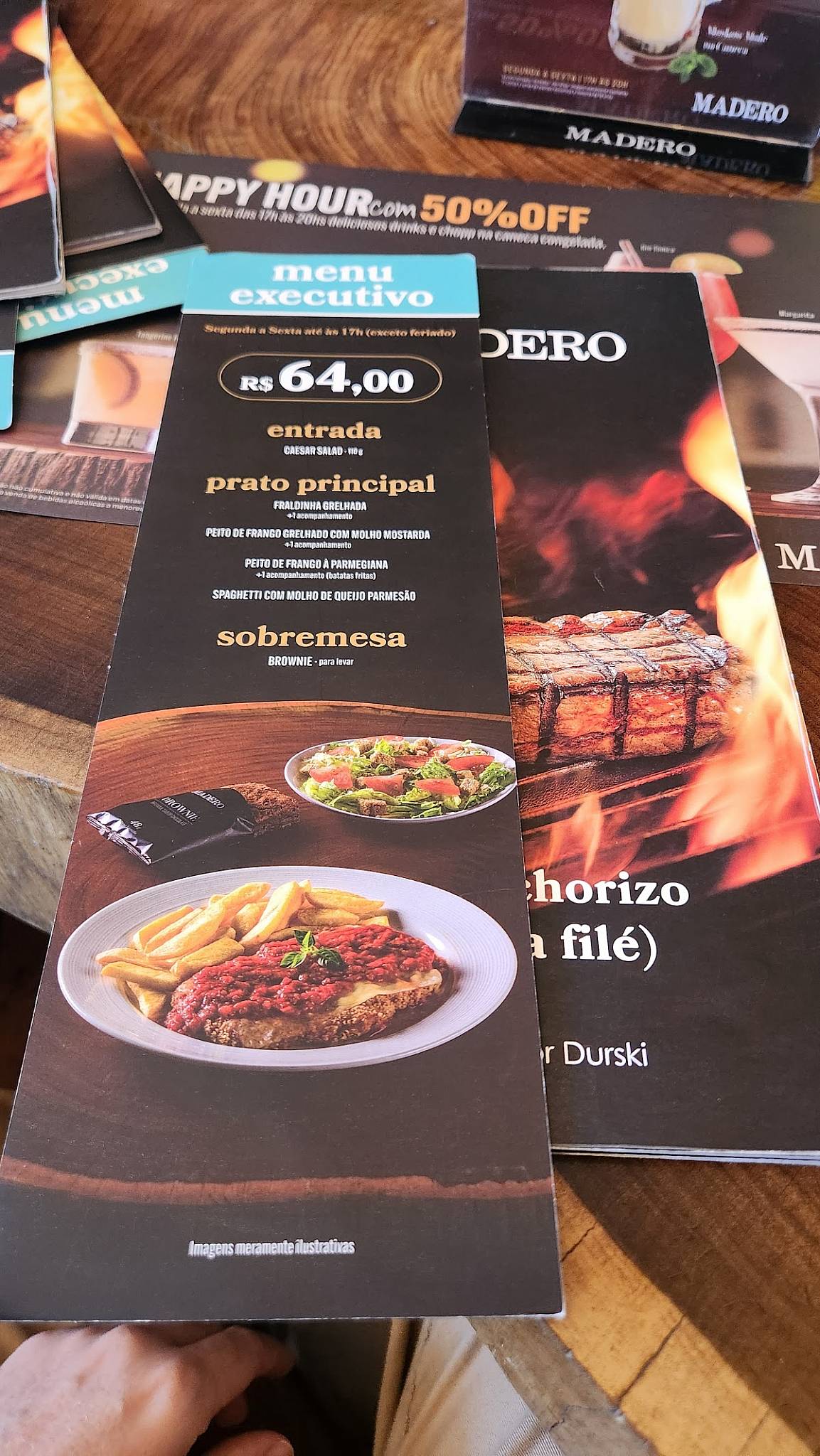 Madero Steak House Beiramar Shopping cardápio