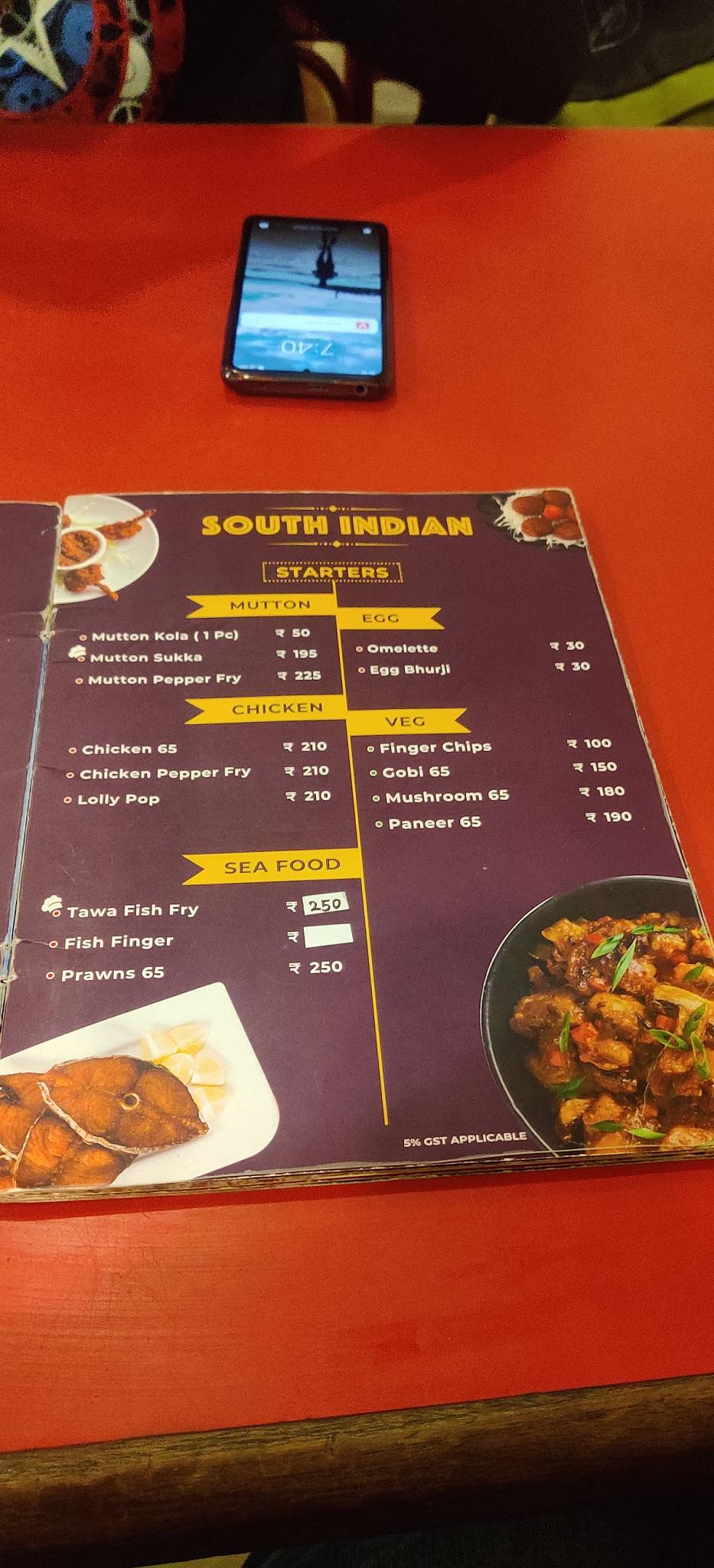 Bell Jumbo Restaurant menu