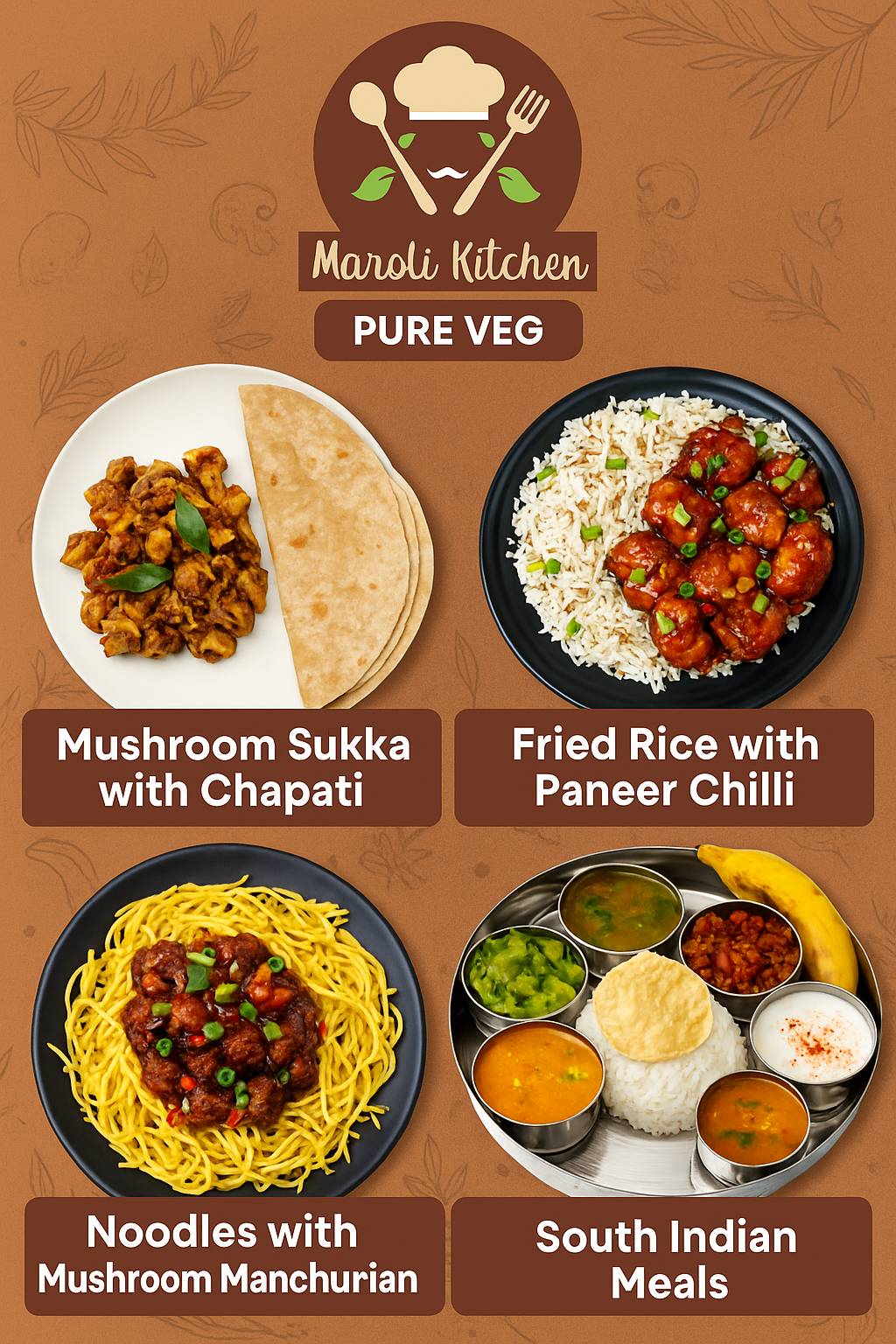 Maroli Kitchen (Pure Veg) menu