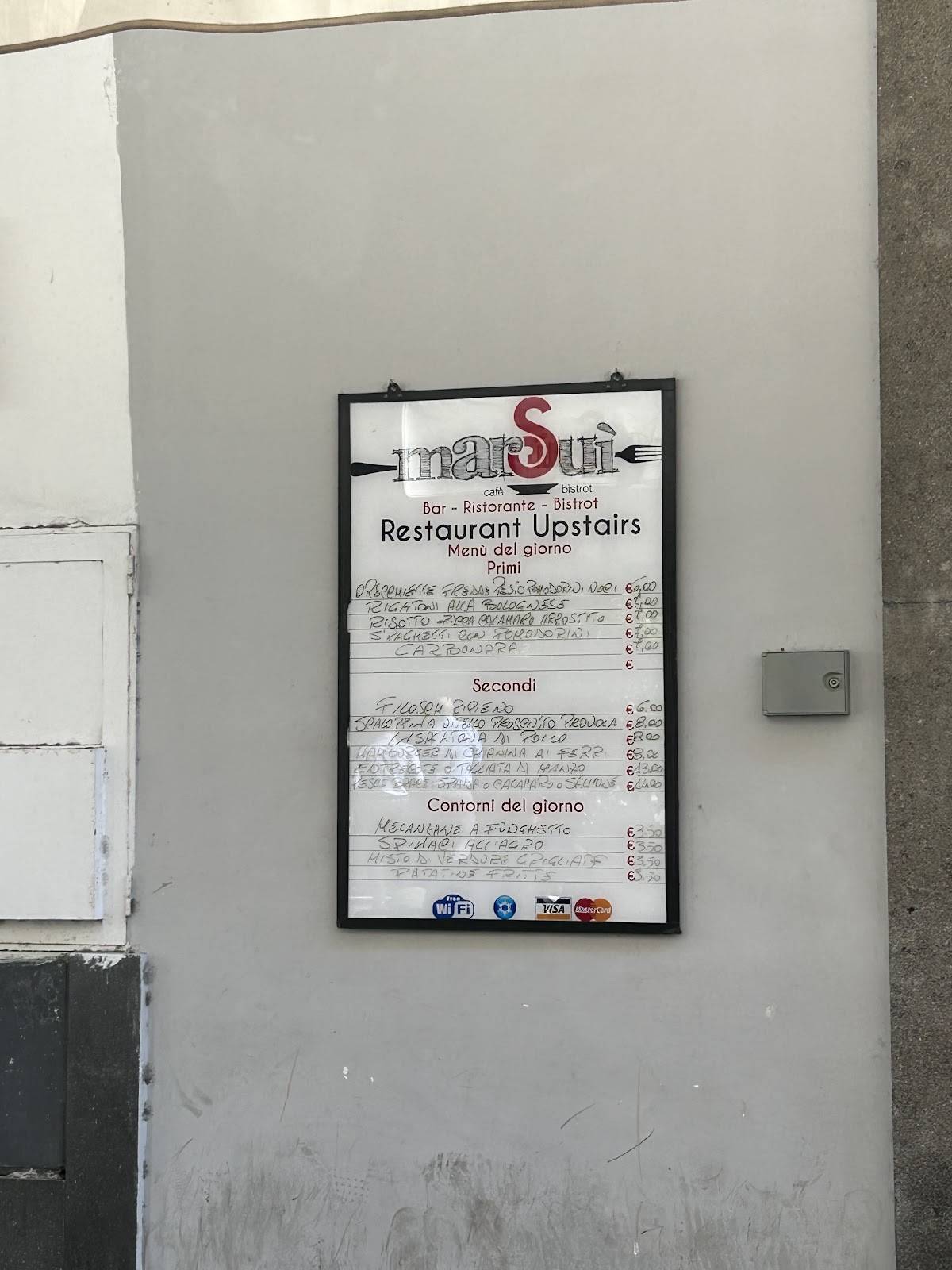 Menu di Marsuì Cafe 