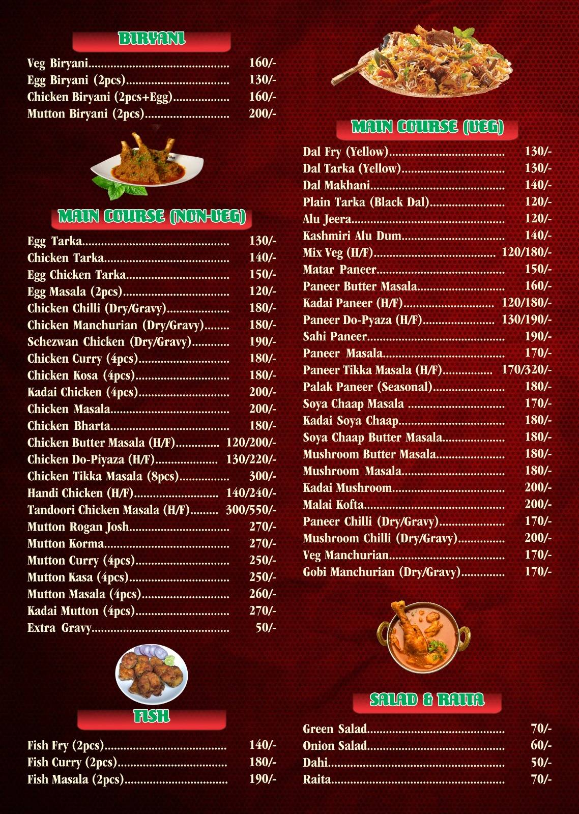 Menu at Masala Twist Cafe and Restaurant, Bagdogra