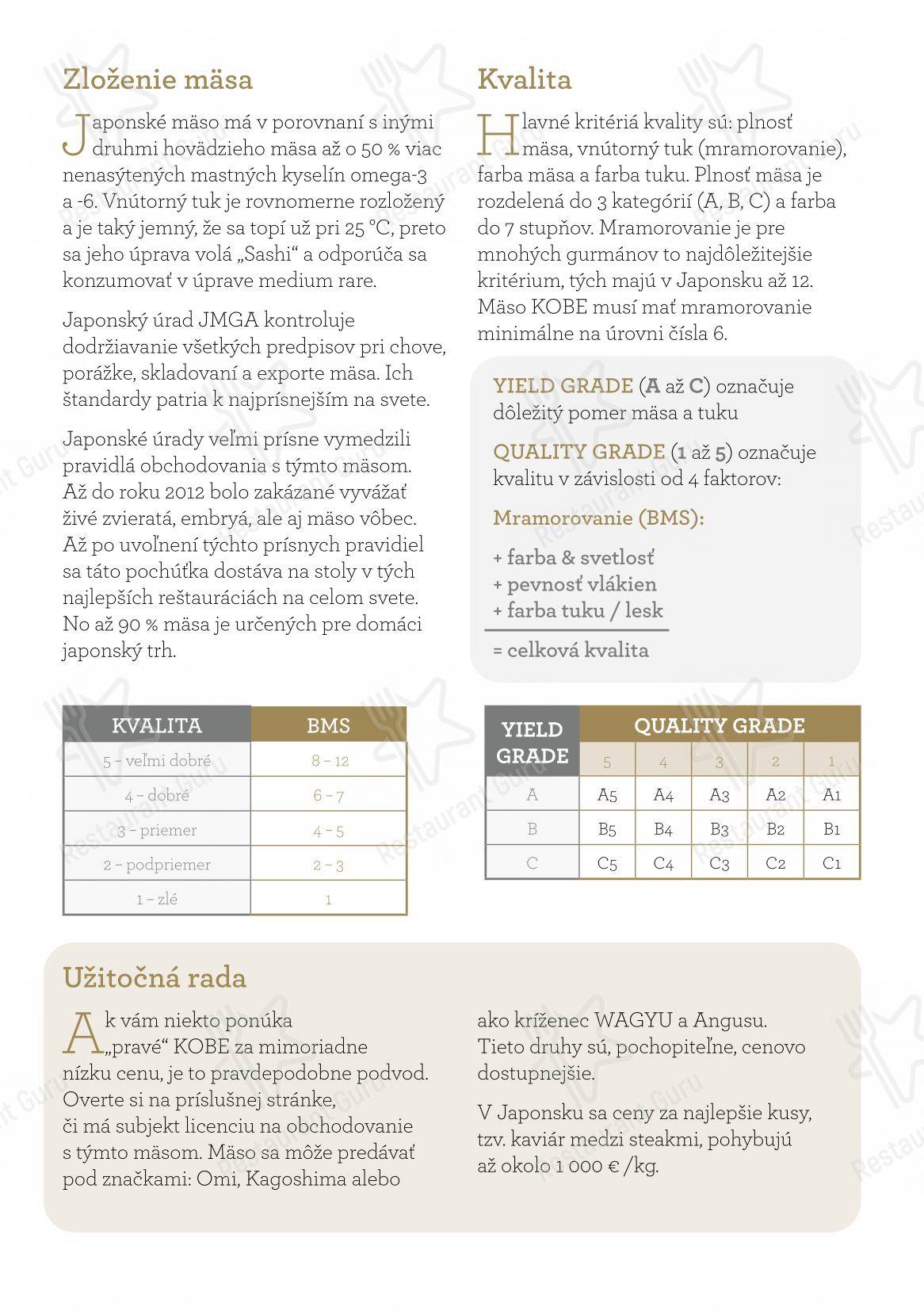Menu pour Massimo Ristorante dans Bratislava