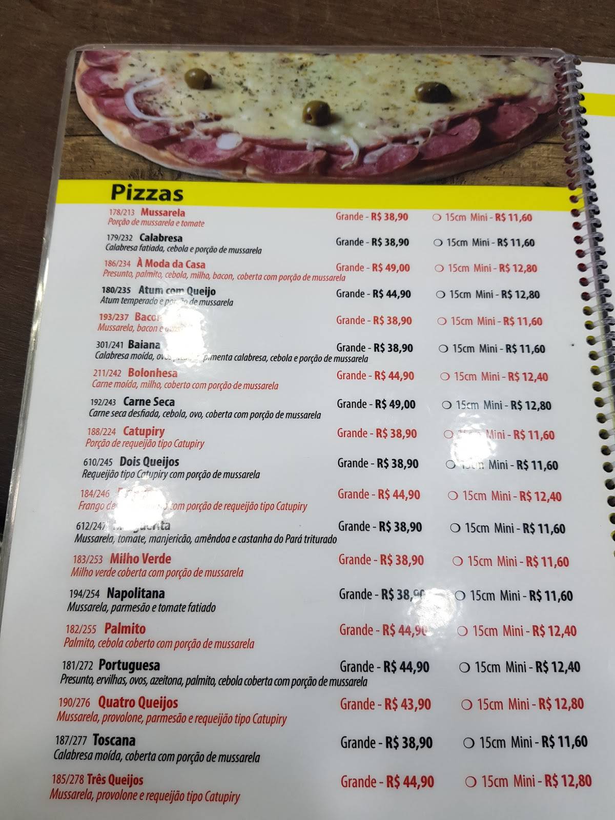 Jota Restaurante cardápio