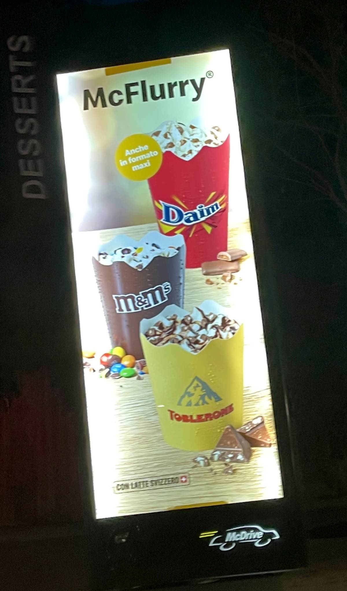 Menu di McDonald's Pazzallo 