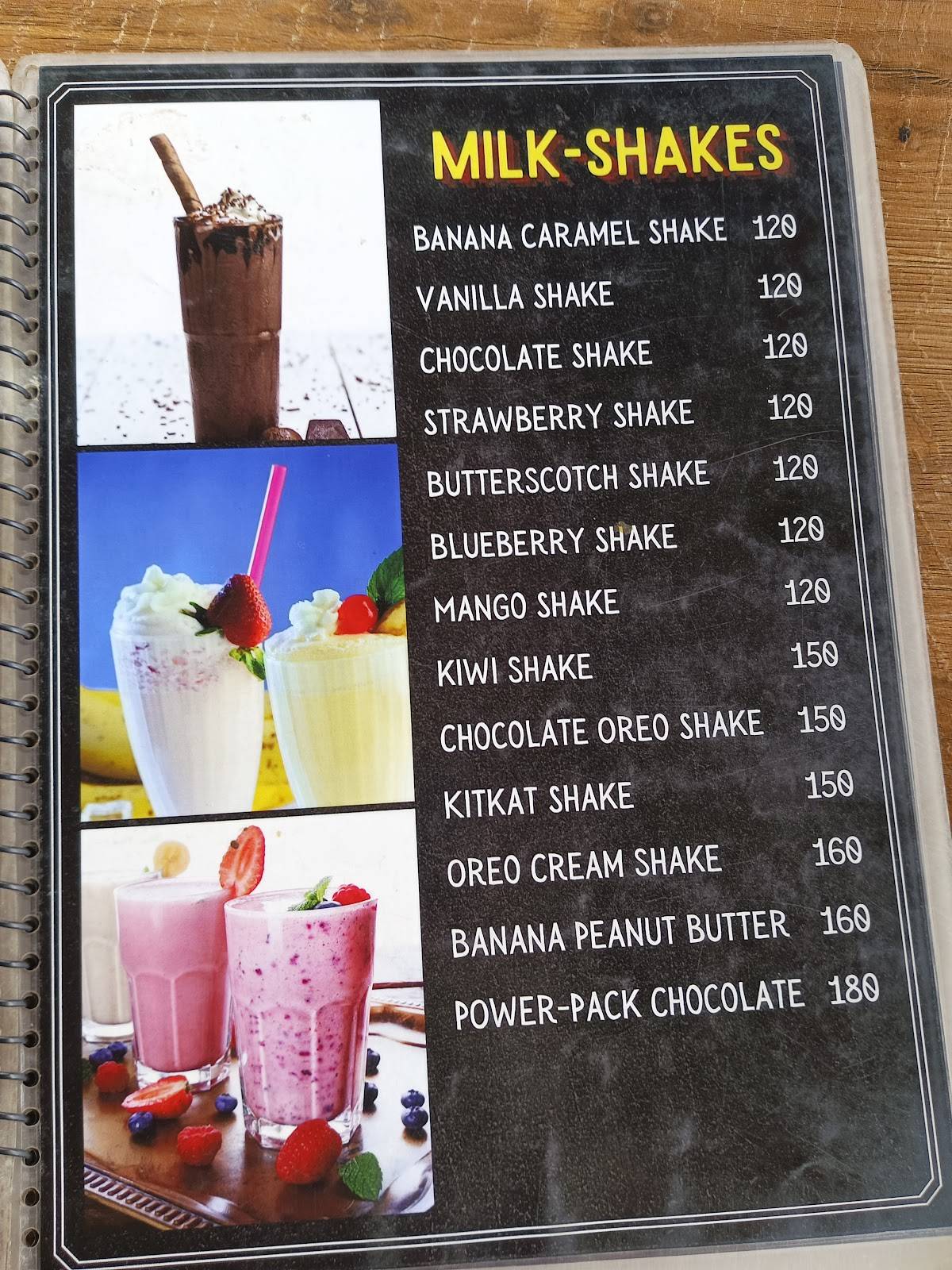 Meghna Chandak menu