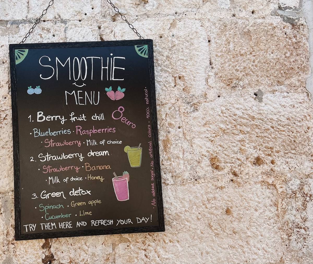 Menu di Melting Spot 
