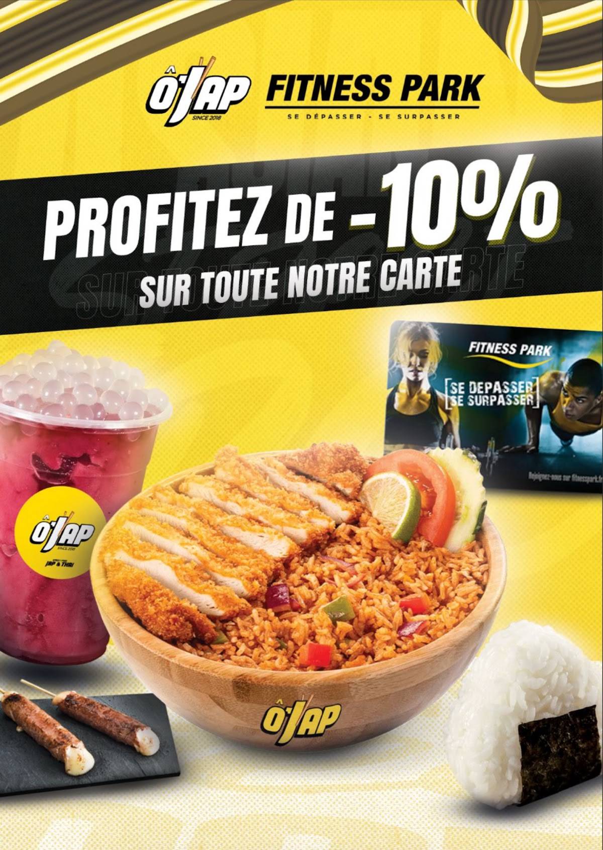 Menu de Ô'jap Melun