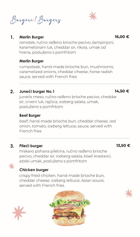Menu di Merlin Bistro 