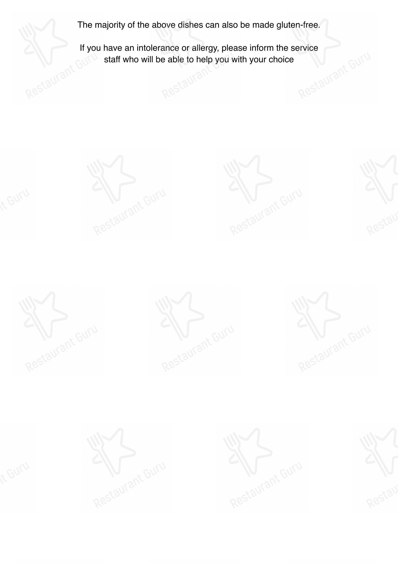 Menu di Mezzolitro • vini e cucina Ristorante abruzzese - Детское