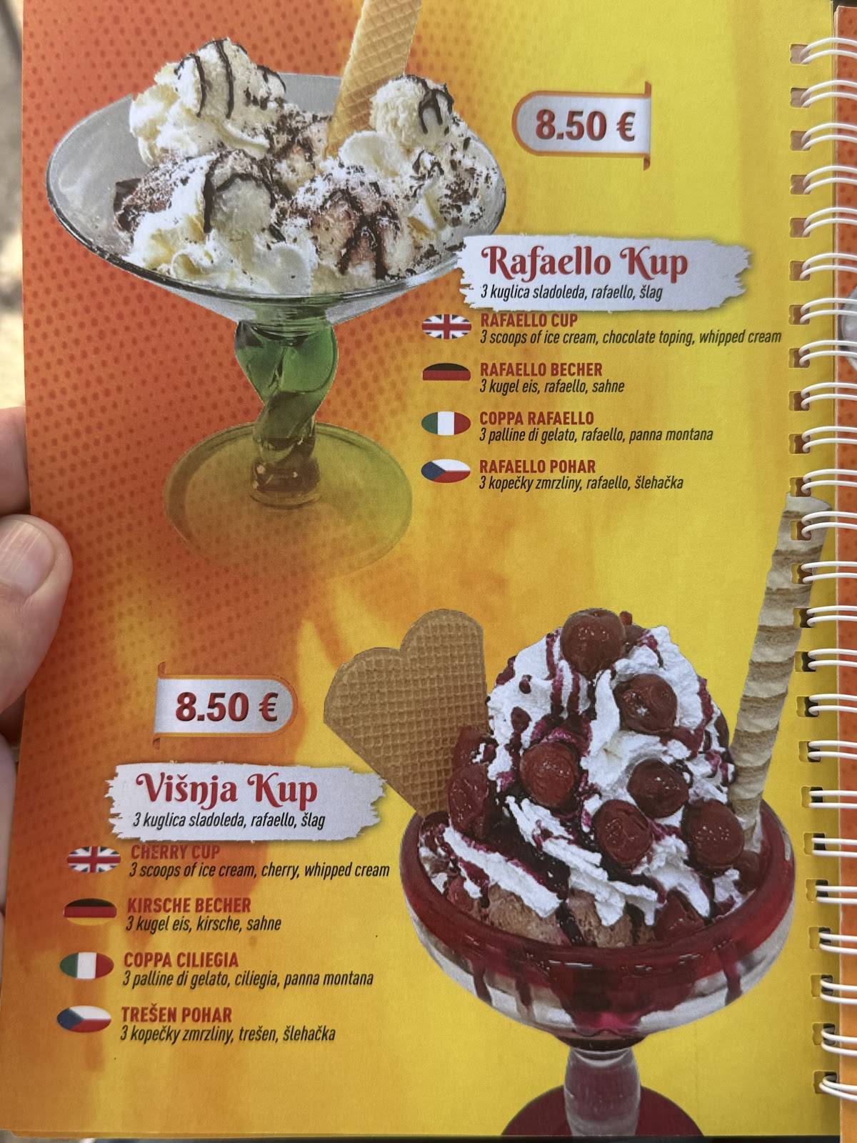 Menu di Miki Ice Cream Shop and Cafe 