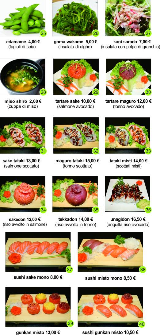 Menu di SUSHI EXPRESS 