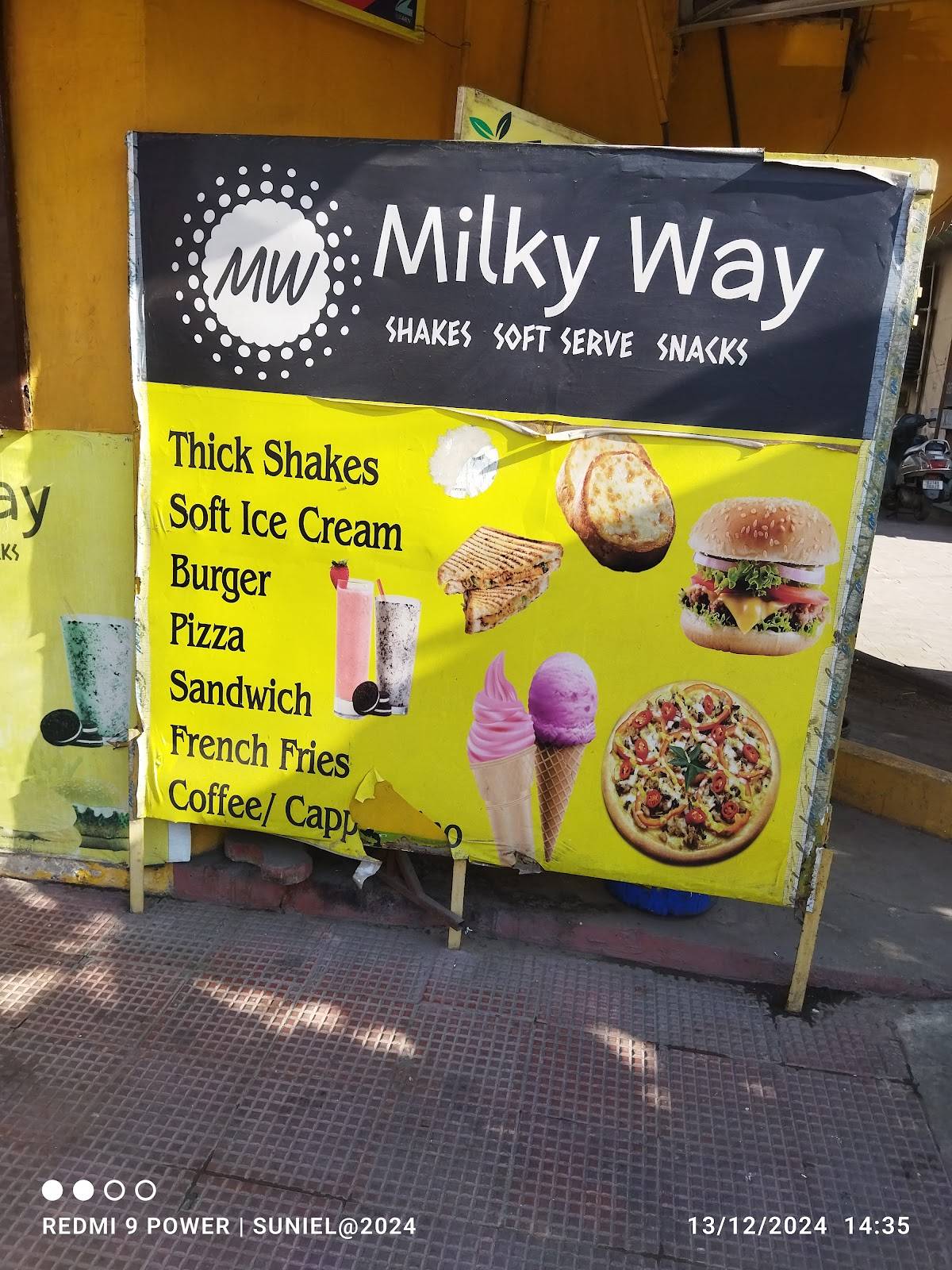 Milky Way menu