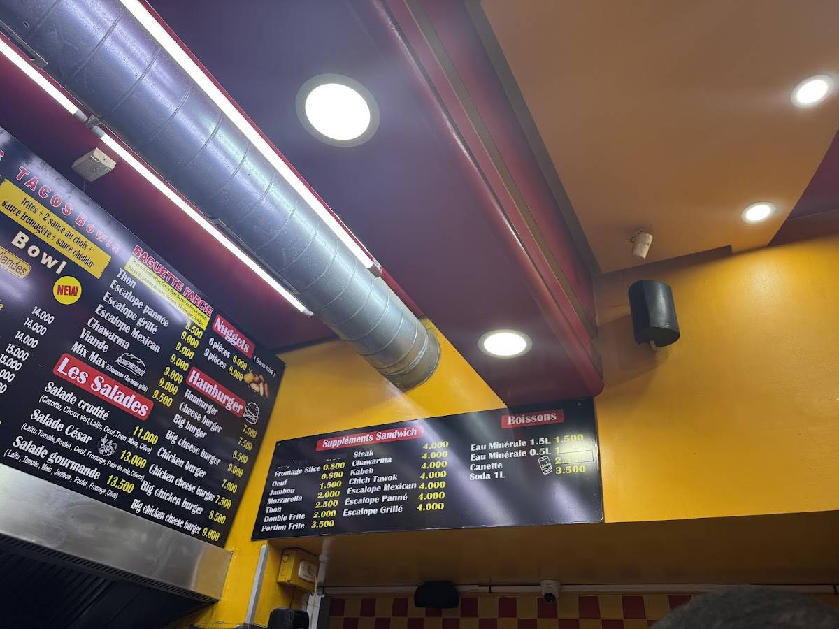 Menu de MixMax