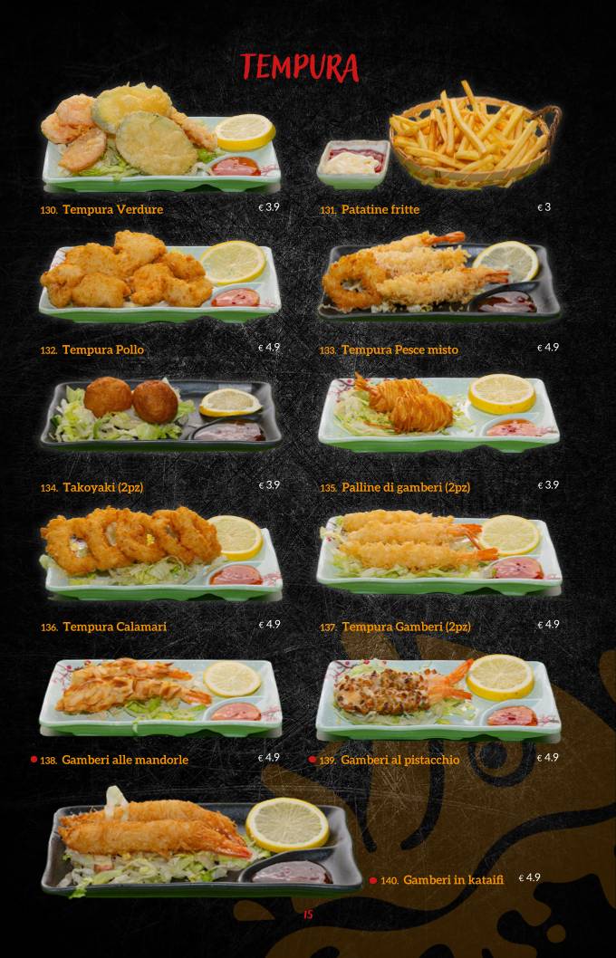 Menu di Miyako Sushi Restaurant 