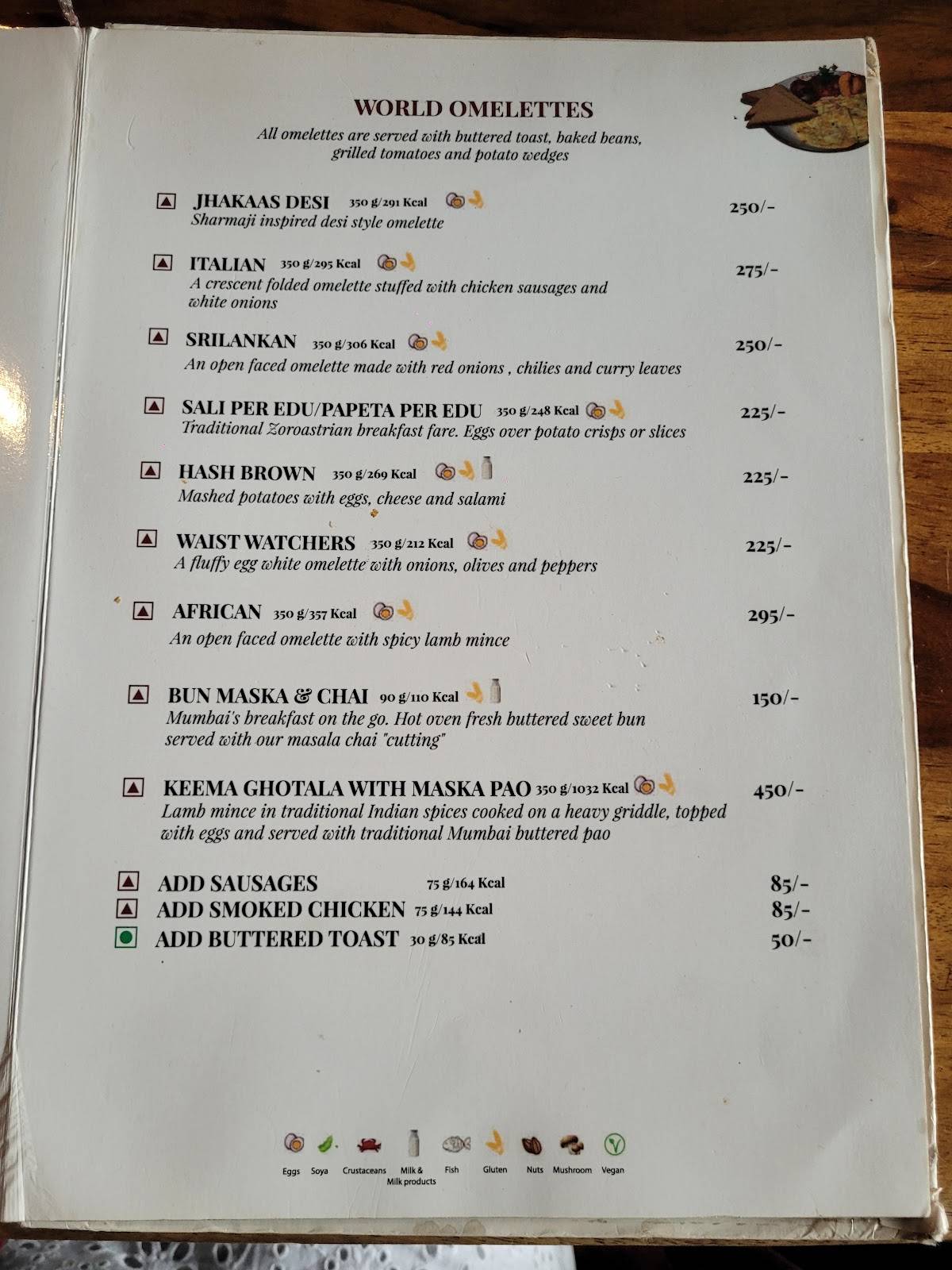 Mocha Gandhinagar menu