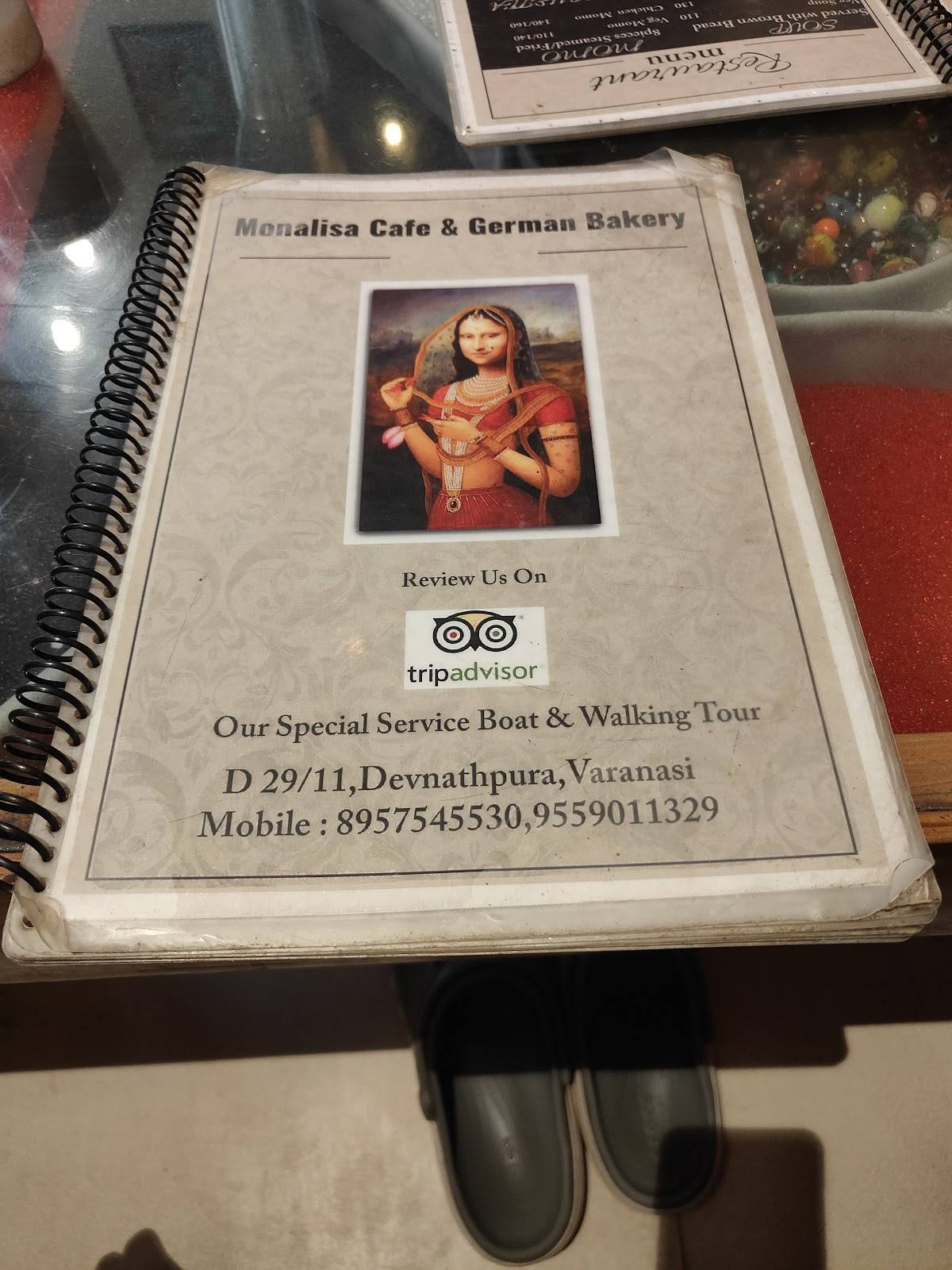 Mona Lisa Cafe menu