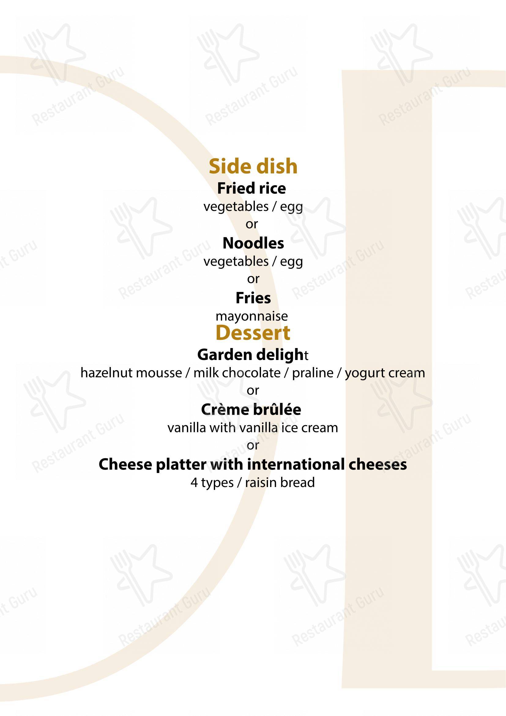Крафт меню pour Mood Bar & Kitchen restaurant