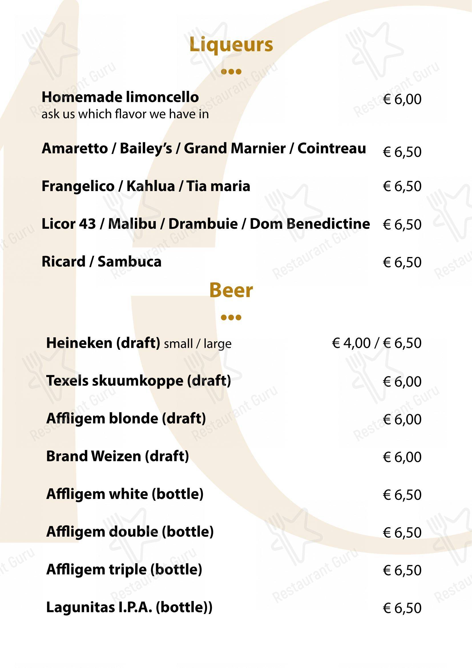 Крафт меню pour Mood Bar & Kitchen restaurant