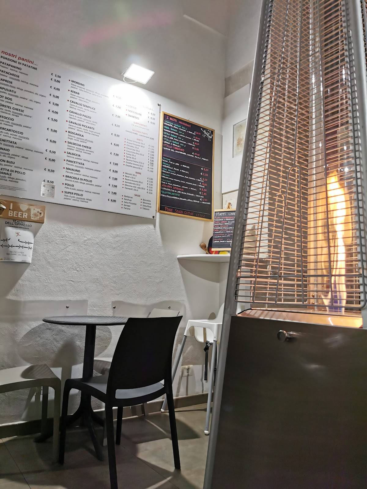 Menu di Mordimi - Panineria 