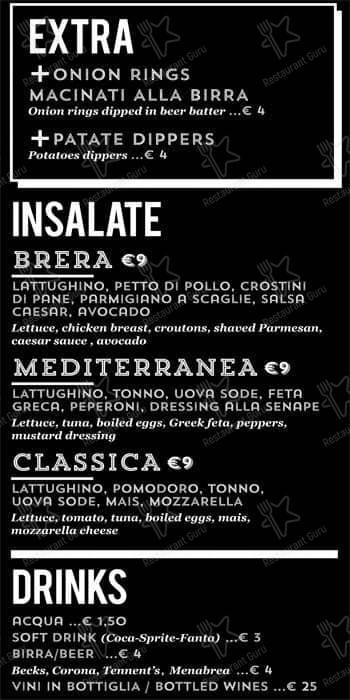 Menu di Morso Burger 