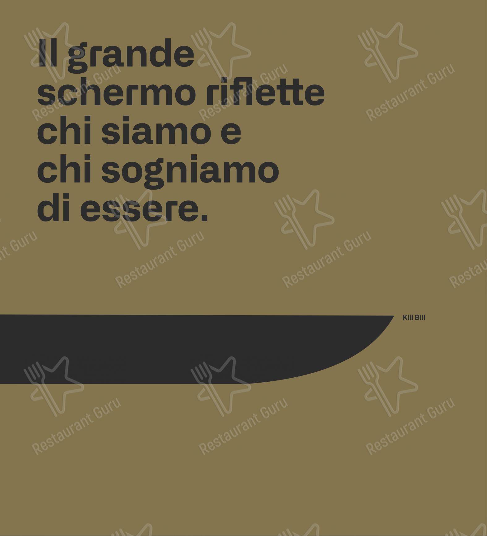 Menu di Movie Restaurant & Lounge - Menu bar