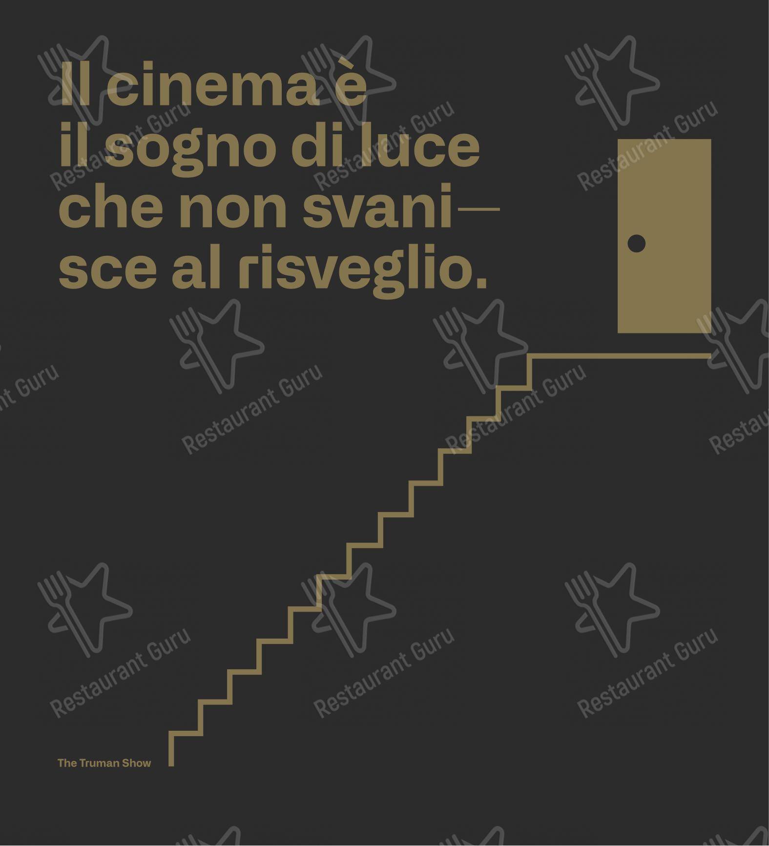Menu di Movie Restaurant & Lounge - Menu bar