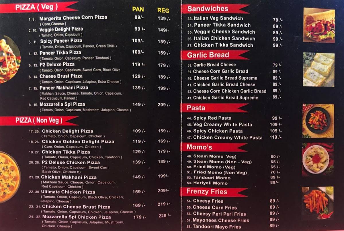 Mozzarella Restaurant menu