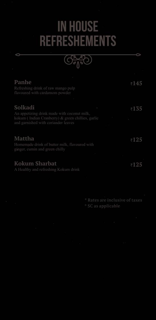 Goa Portuguesa Restobar menu