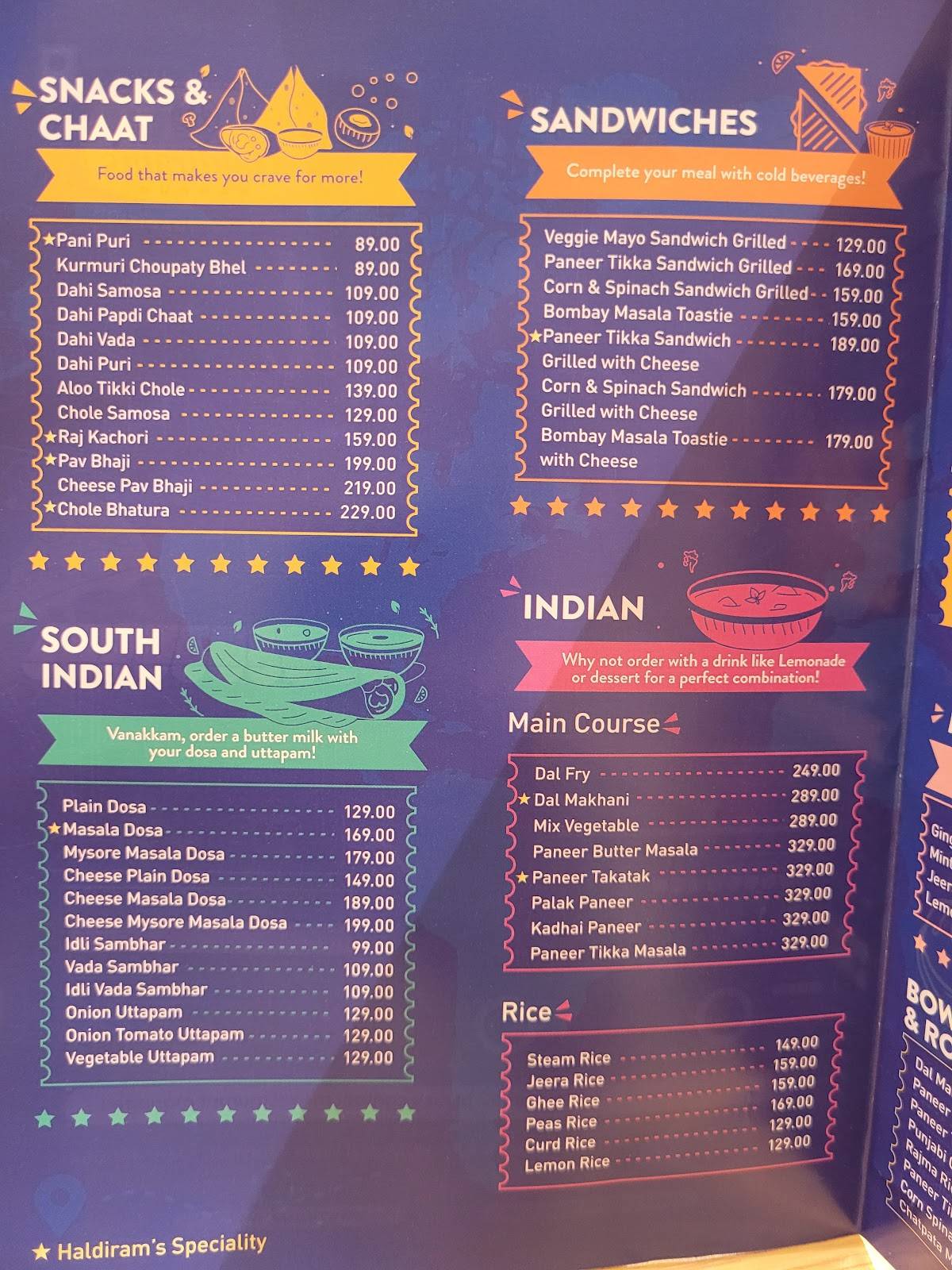 Menu At Haldiram s Mumbai Unit TF327 menu-at-haldiram-s-mumbai-unit-tf327