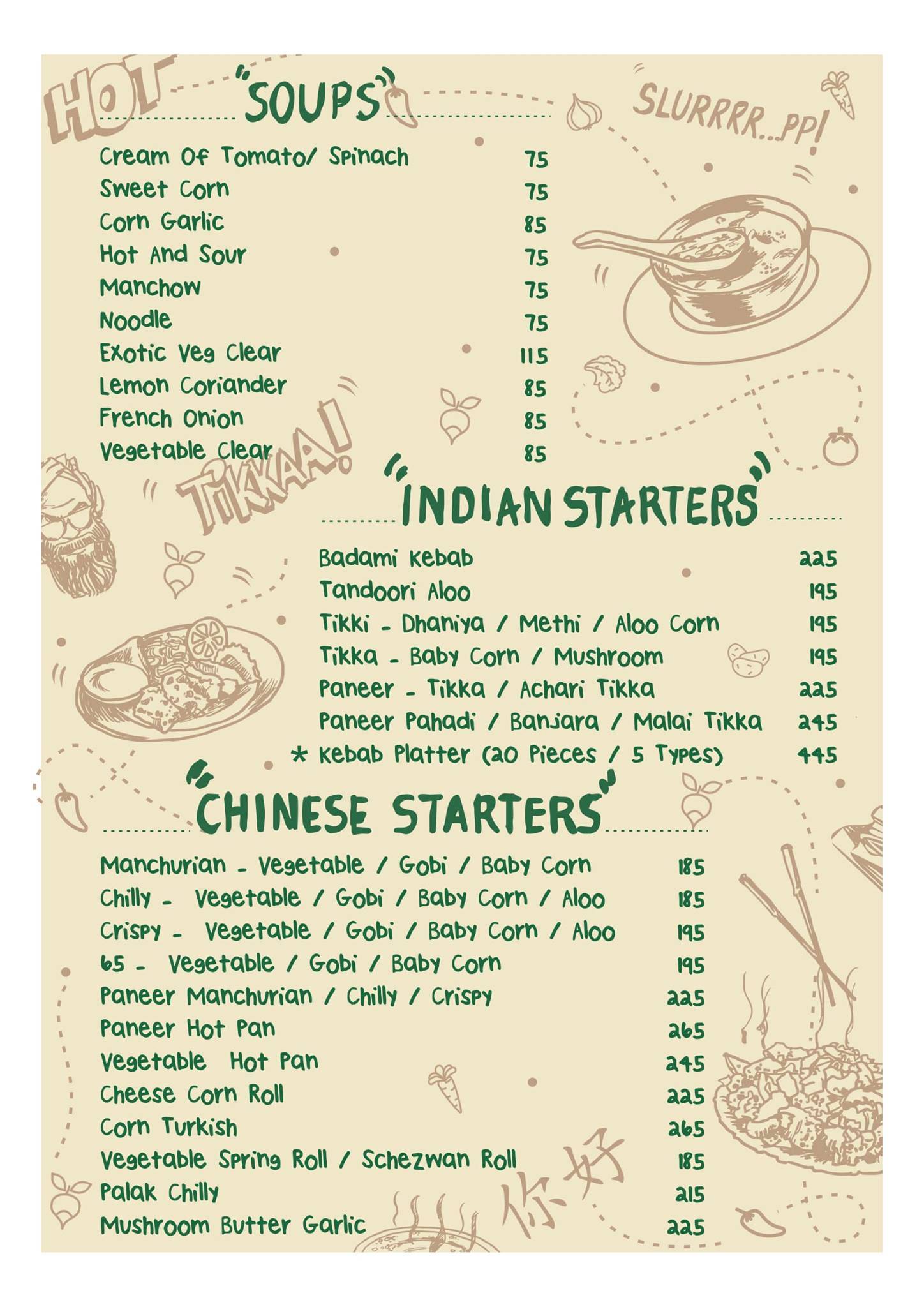 Nandan Pure Veg Restaurant menu