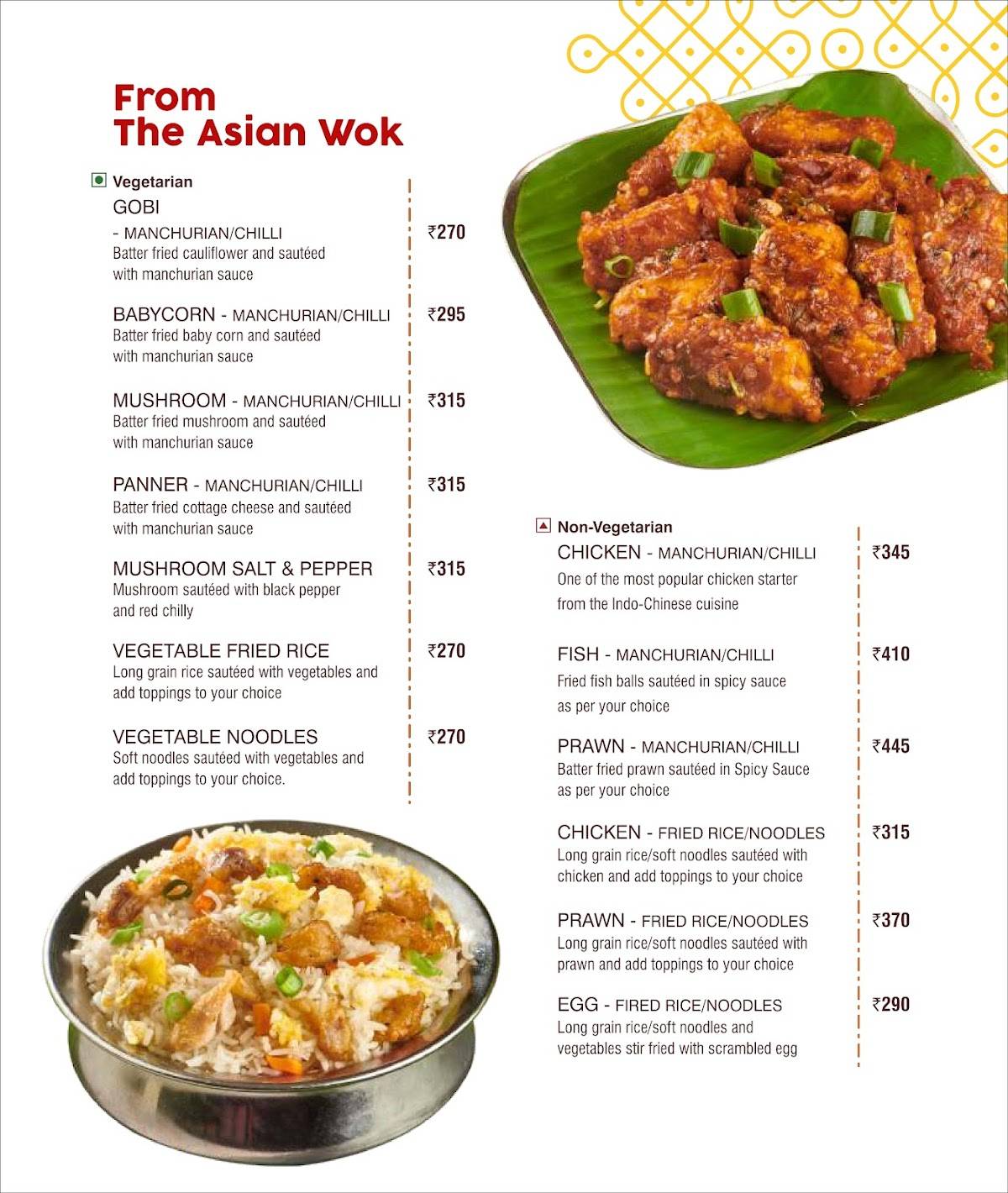 Nandhana Palace - Andhra Style Restaurant - Mount Road menu