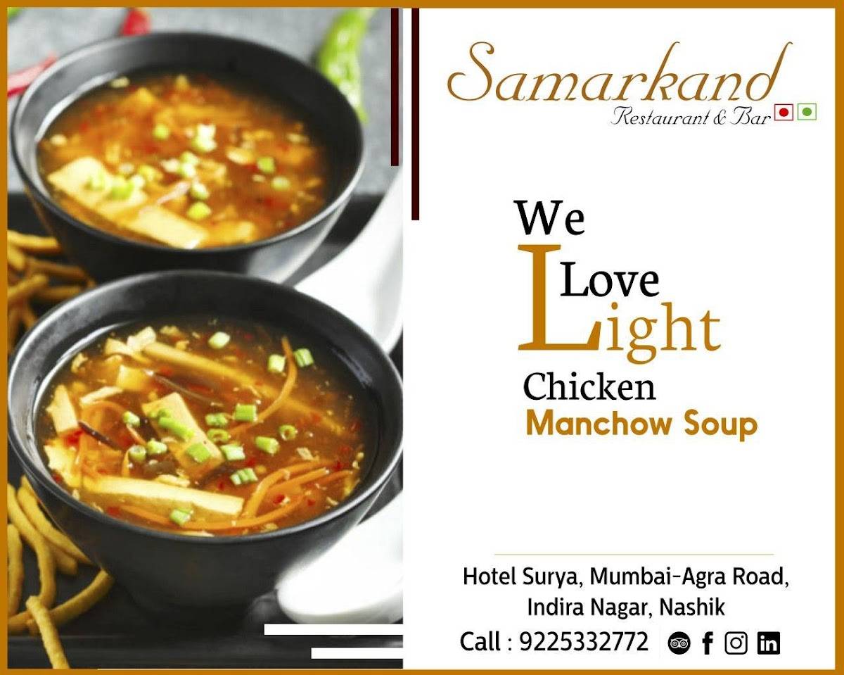 Samarkand Restaurant menu
