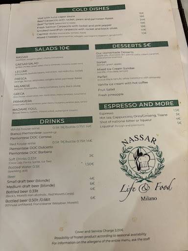 Menu di Nassar 
