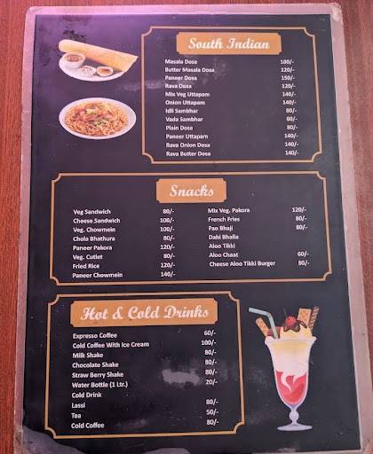 Natraj Dahi Bhalla menu