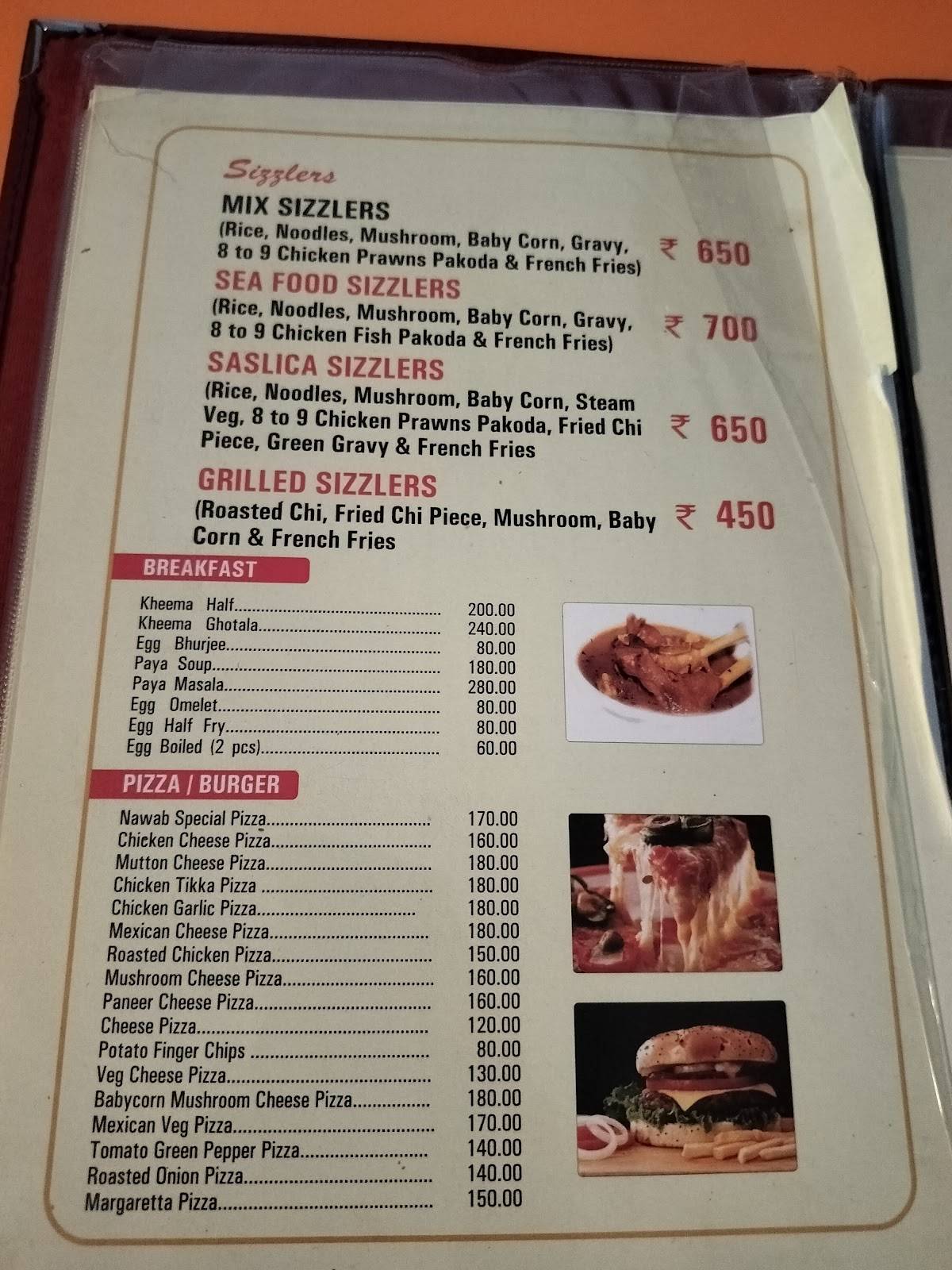 Nawab's Kitchen menu