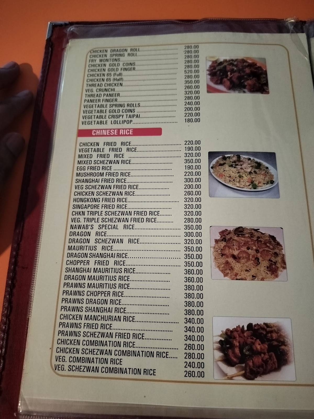 Nawab's Kitchen menu