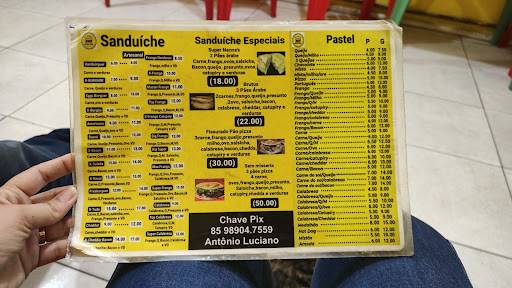 Nenna's Burguer cardápio
