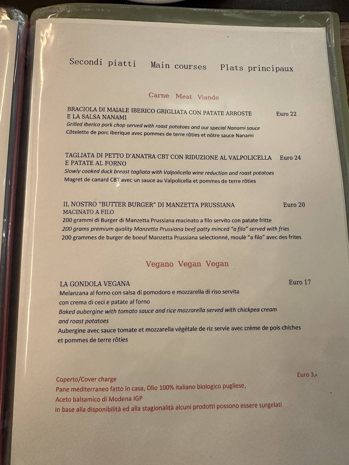 Menu de Nevodi