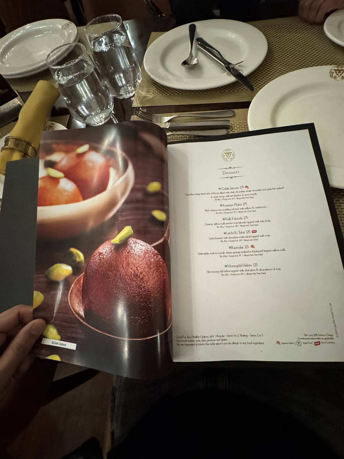 Punjab Grill Janpath menu